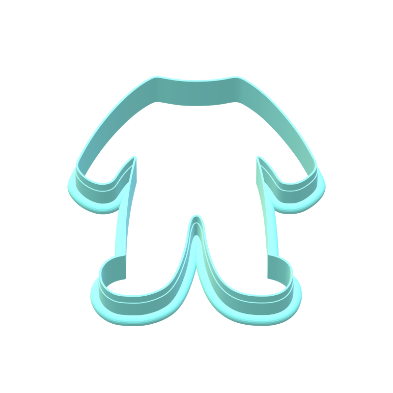 Baby bodysuit Cookie Cutters | STL Files