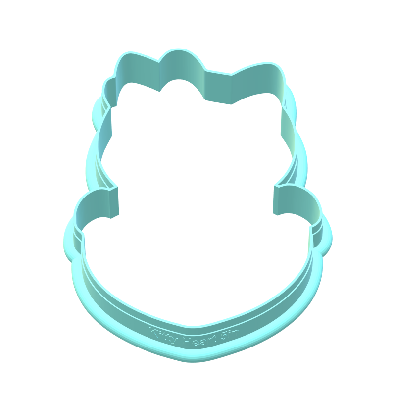 Valentines Heart Kitty Cookie Cutters