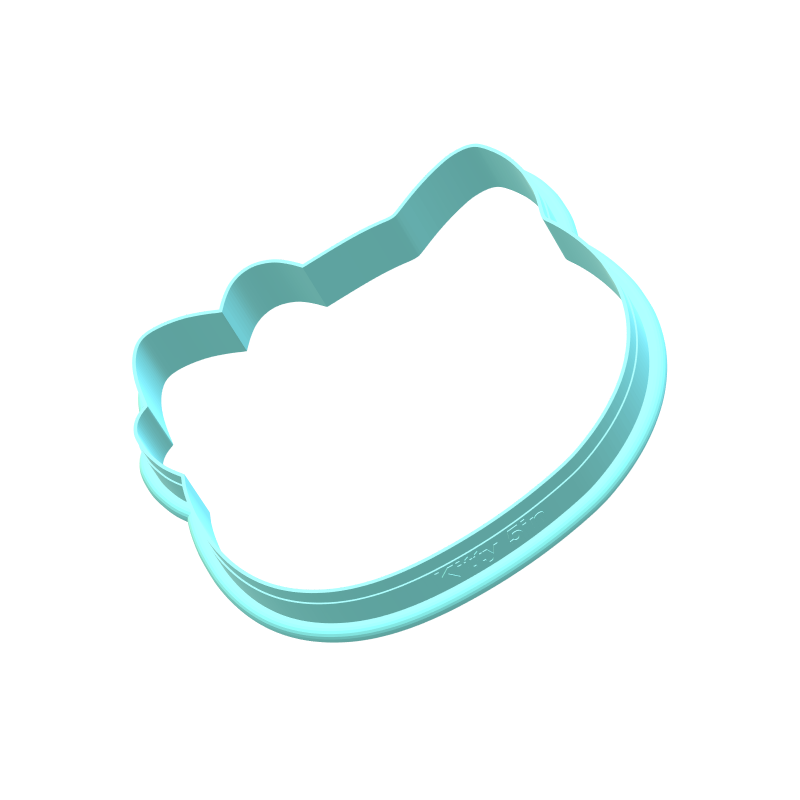 Kitty Face Cookie Cutters | STL File