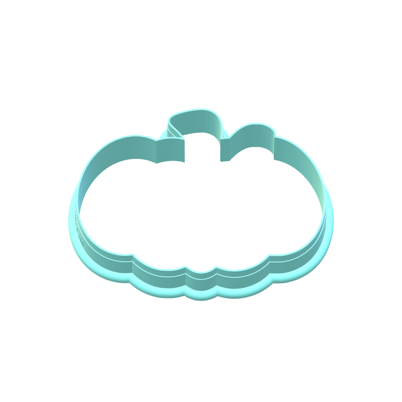 Fall Pumpkin with Floral leaves Cookie Cutters