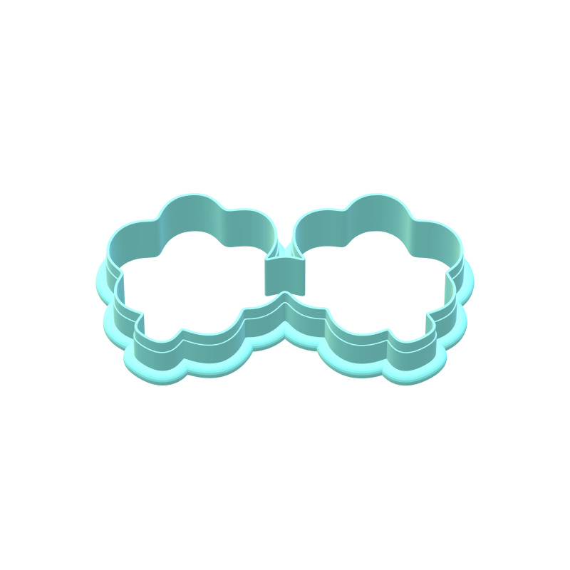 Clover Sunglasses Cookie Cutters | STL Files