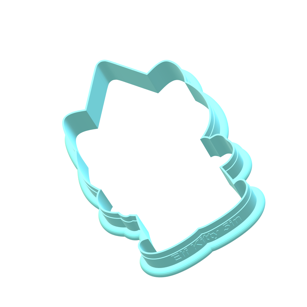 Elf Kitty Cookie Cutters