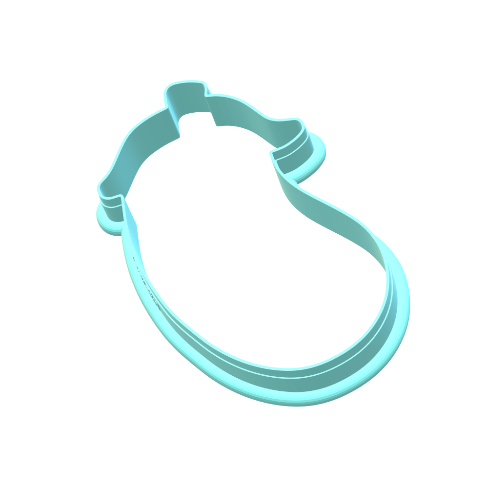 Eggplant Cookie Cutters | With Imprint Cutter Option