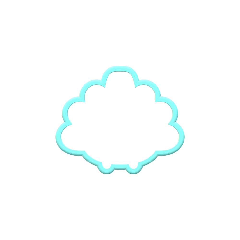 Turkey Cookie Cutter | With personalized Text Box Option | STL File