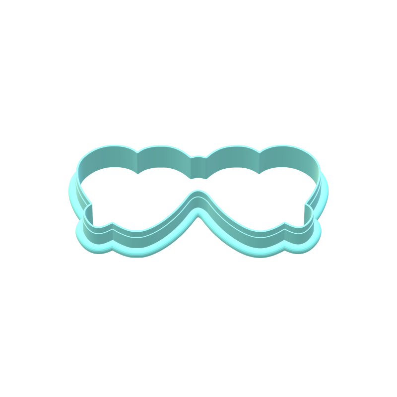 Heart Sunglasses Cookie Cutters | With Imprint Cutter Option