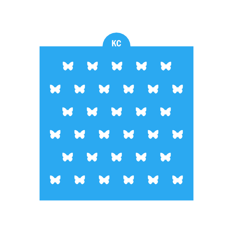 Butterfly Stencil Sprinkles Stencil | 3D Printed, Cookie, Cake, & Cupcake, Decorating Stencils