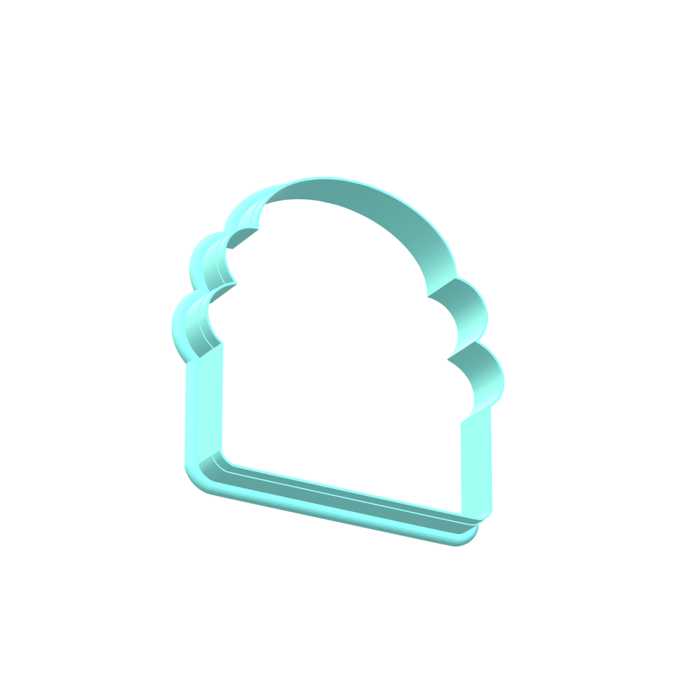 Turkey Cookie Cutter | With personalized Text Box Option | STL File