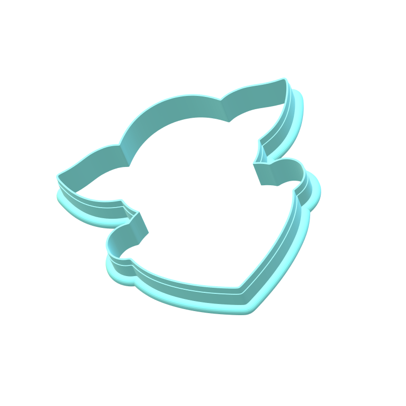 Valentines Baby Alien Heart Cookie Cutters