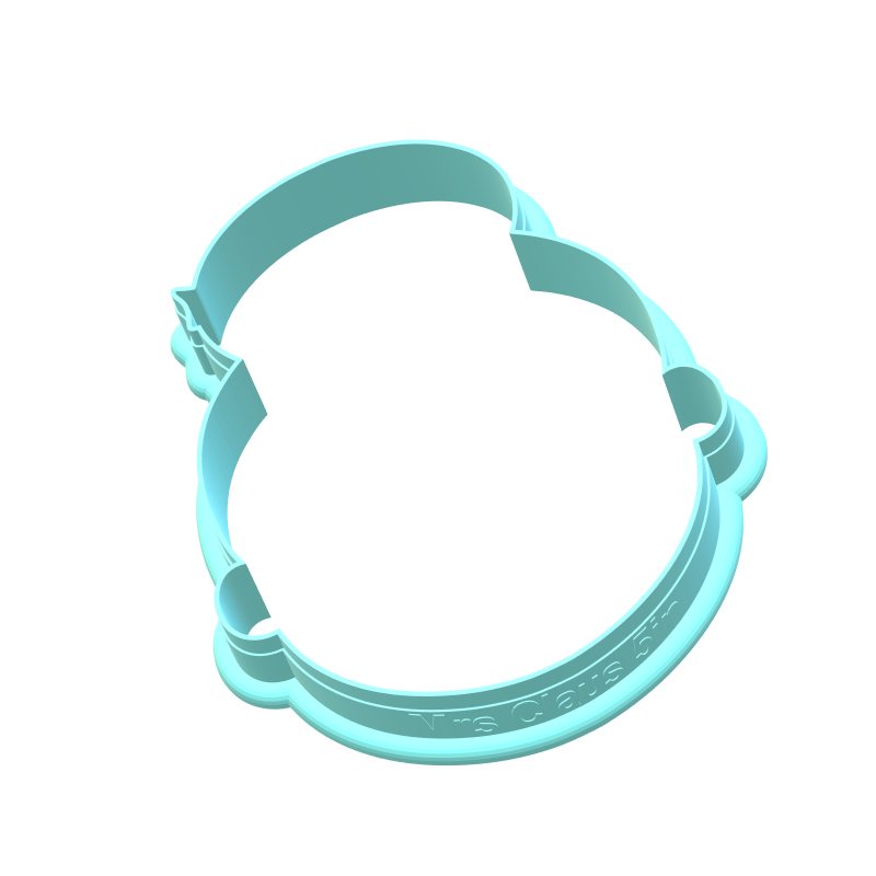 Mrs Claus Cookie Cutter | STL File