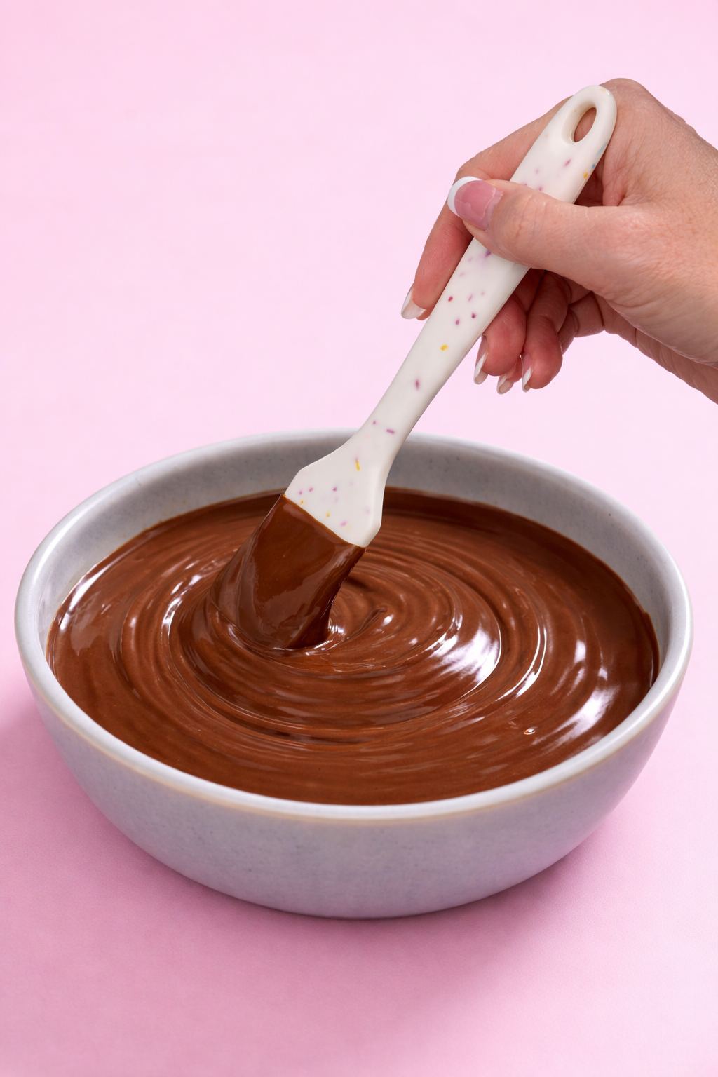 Silicone Confetti Sprinkle Long Handle Spatula