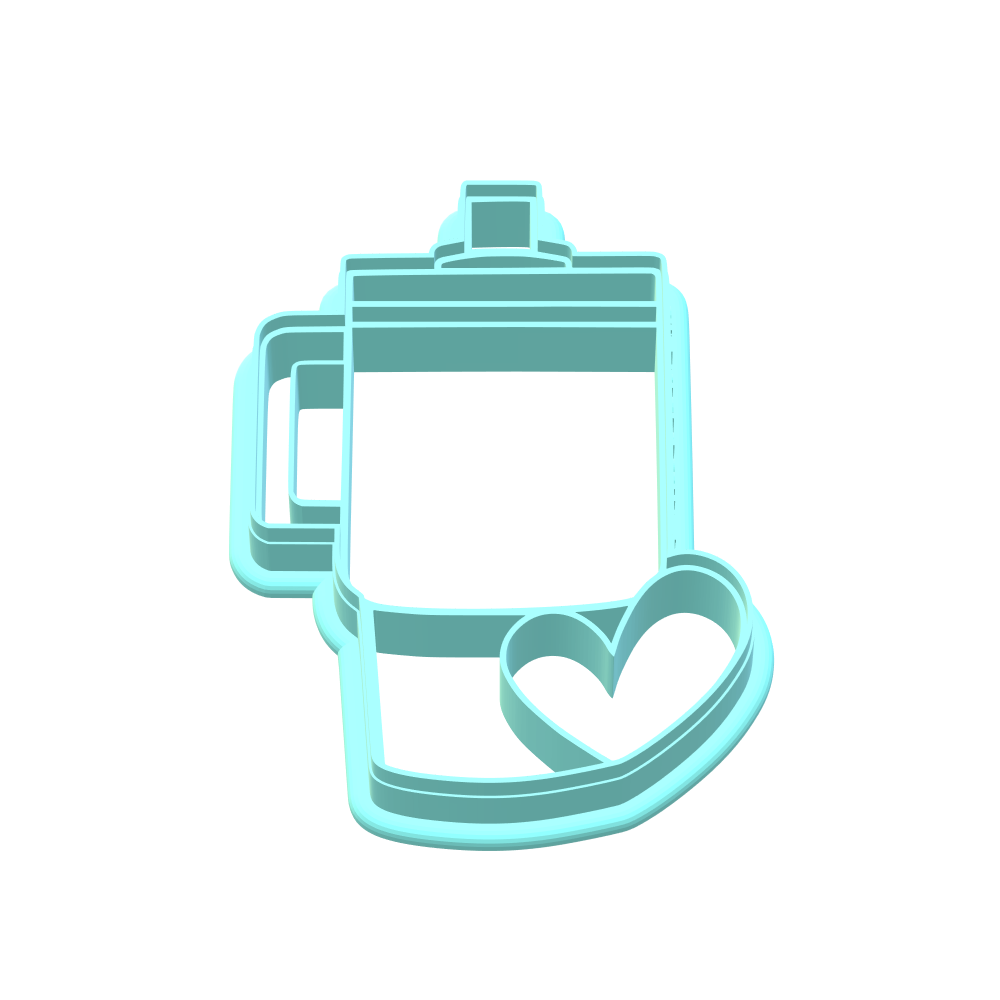 Heart Tumbler Cookie Cutters | With Imprint Cutter Option