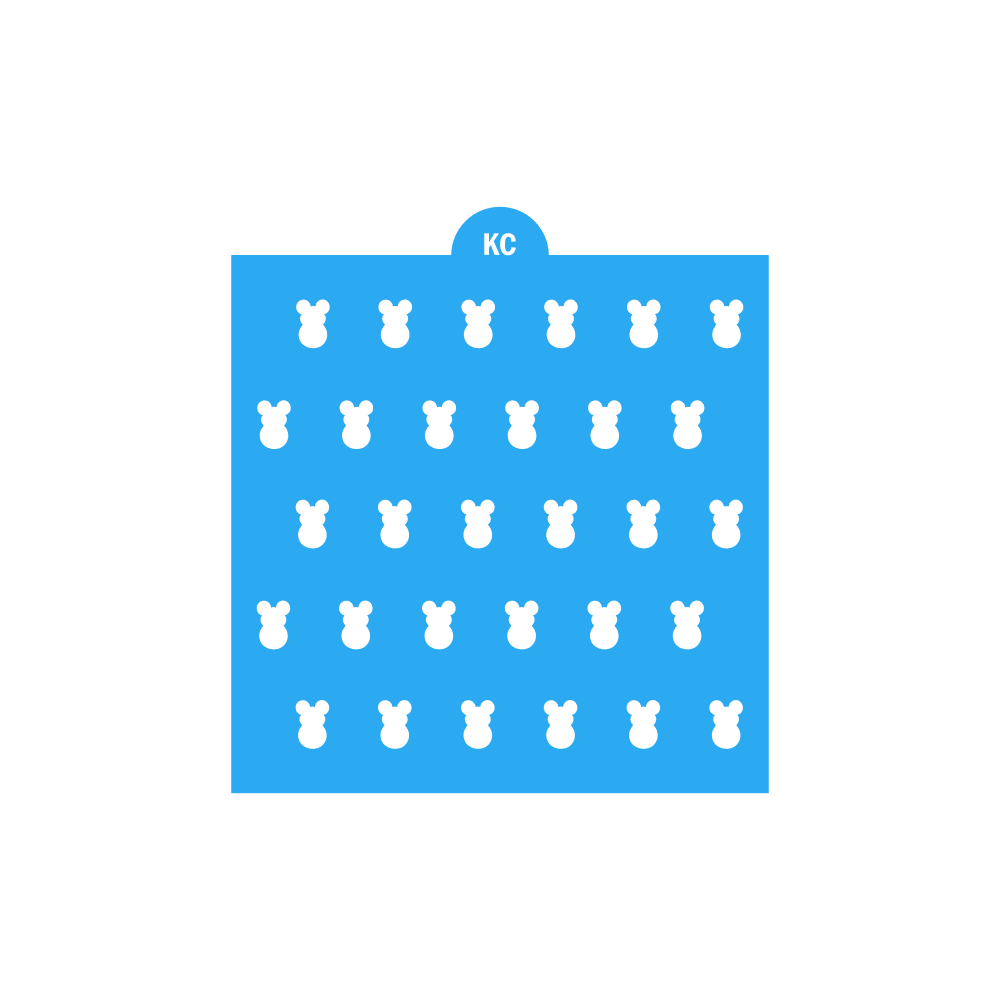 Mouse Peeps Sprinkles Stencil | Laser or 3D Printed, Decorating Stencils | Digital Download STL & SVG Files