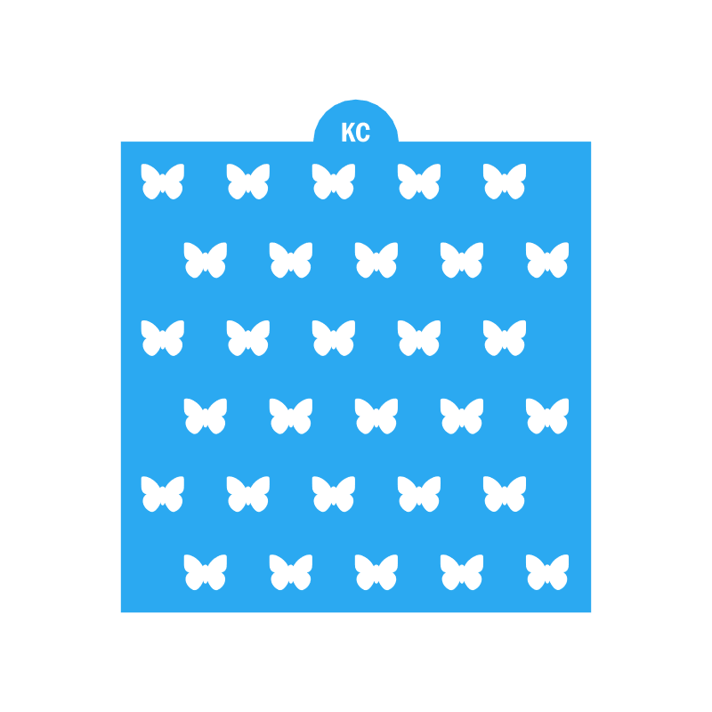 Butterfly Sprinkles Stencil | Laser or 3D Printed, Decorating Stencils | Digital Download STL & SVG Files