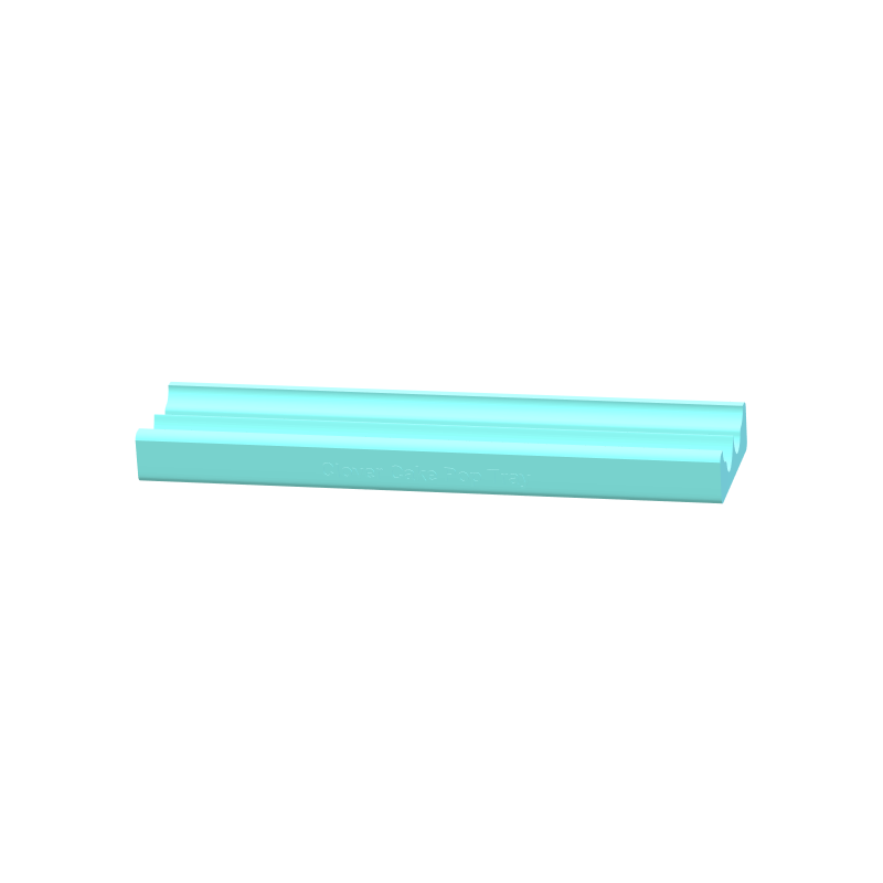 Standard Clover Cake Pop Mold with 9in Tray | Digital Download STL File