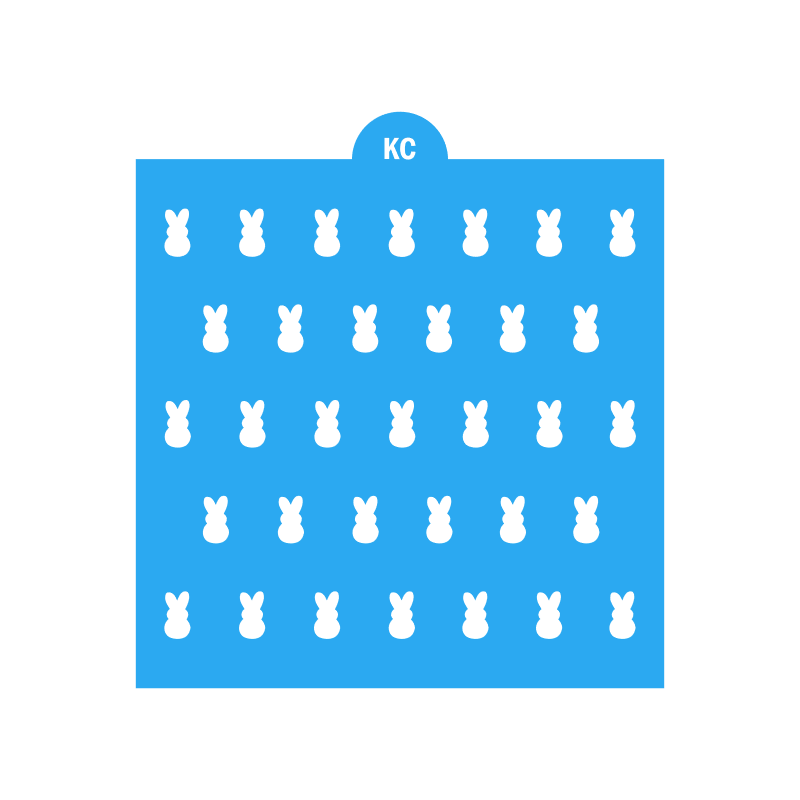 Easter Peeps Sprinkles Stencil | 3D Printed, Cookie, Cake, & Cupcake, Decorating Stencils