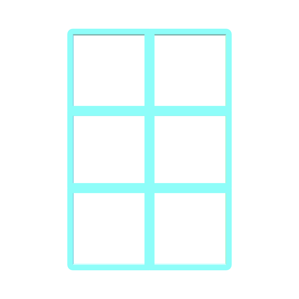 Square Cookie Cutters | 10-Single Cutters & 9-Multi Cutter Options