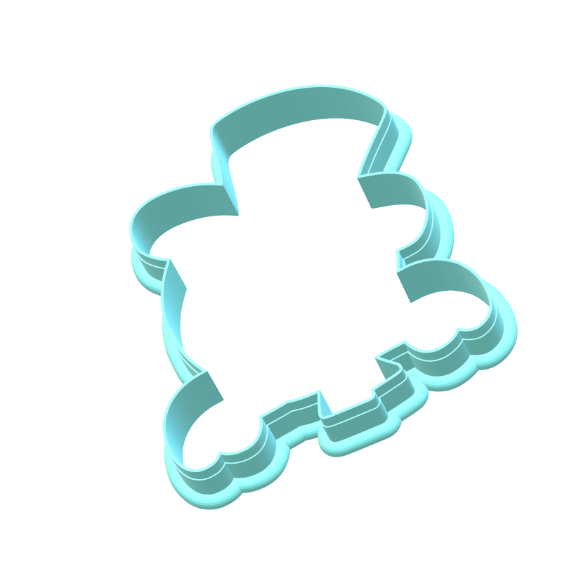 Snowman Cookie Cutter Set | STL File