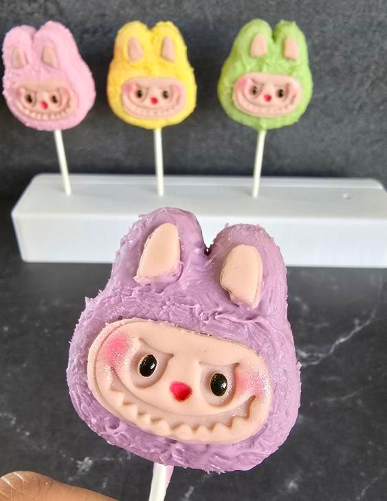 Fluffy Monster Cake Pop Mold | Deluxe Cutter, Popper, and Tray Option