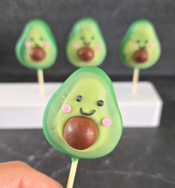 Avocado Cake Pop Mold | Deluxe Cutter, Popper, and Tray Option