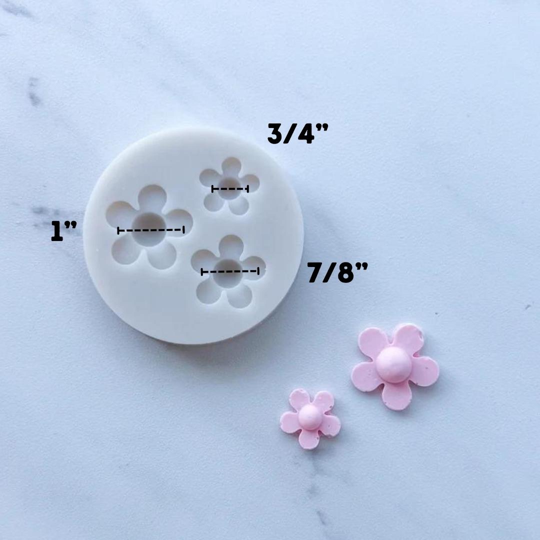 GROOVY DAISIES TRIO MOLD