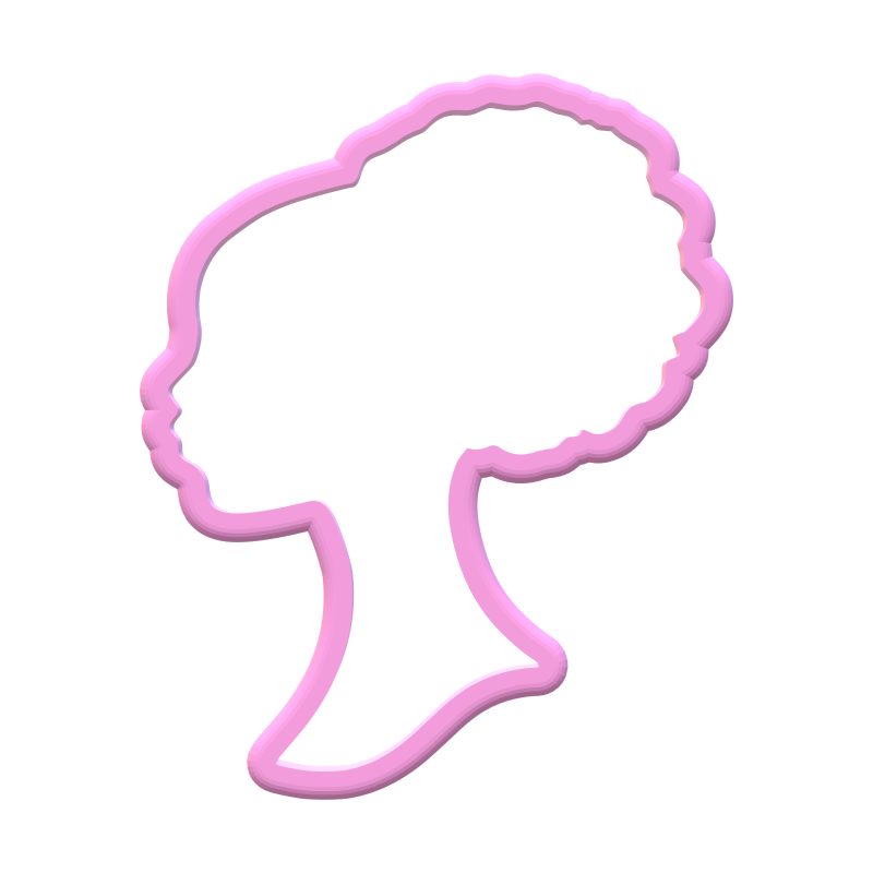 Doll Silhouette Cookie Cutters Set