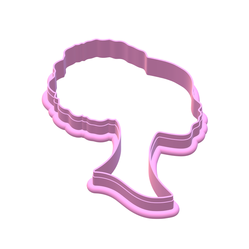 Doll Silhouette Cookie Cutters Set