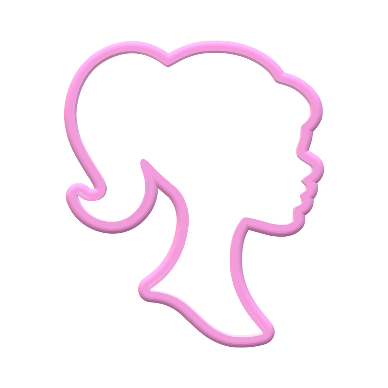 Doll Silhouette Cookie Cutters Set