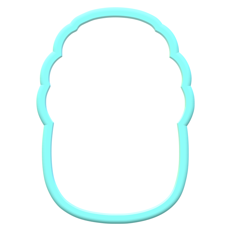 Bride of Frankenstein Squish Cookie Cutter | STL File