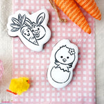 BABY CHICK IN EGG PYO STENCIL