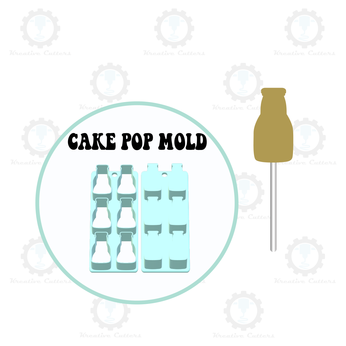 Beer Bottle Cake Pop Mold | Deluxe Cutter, Popper