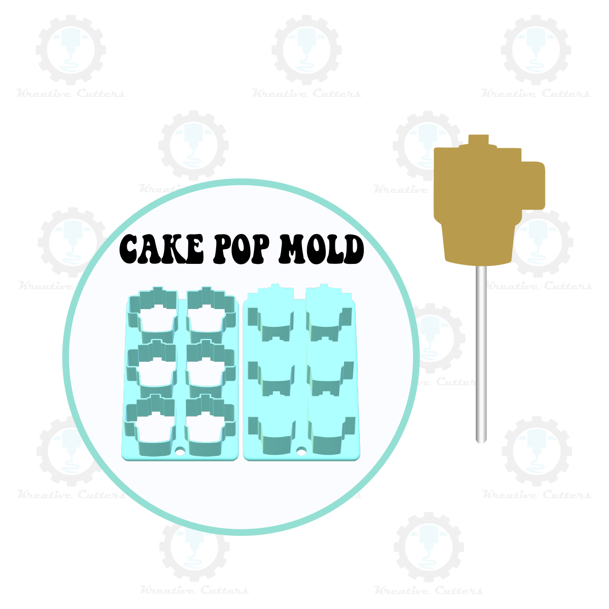 Tumbler Cake Pop Mold | Deluxe Cutter, Popper, and Tray Option