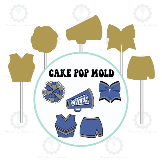 Cheer Cake Pop Molds | Deluxe Cutter, Popper
