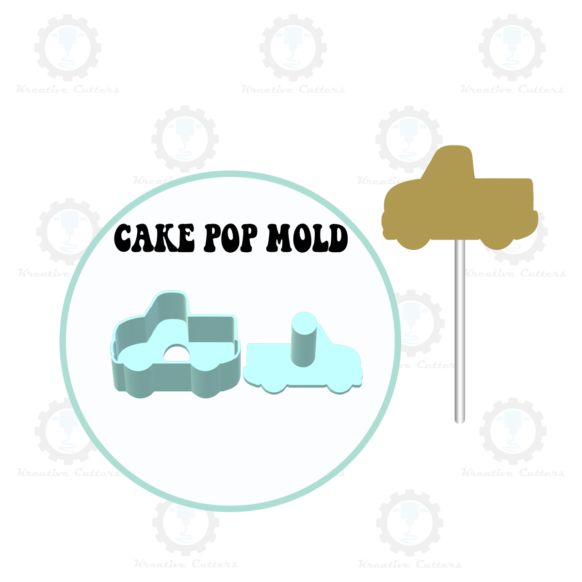 Truck Cake Pop Mold | Single or Multi-popper