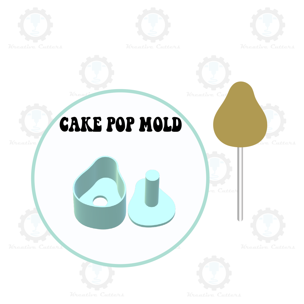 Avocado Cake Pop Mold | Single or Multi-popper Options