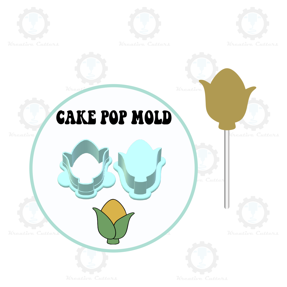 Corn Cake Pop Mold | Deluxe Cutter, Popper