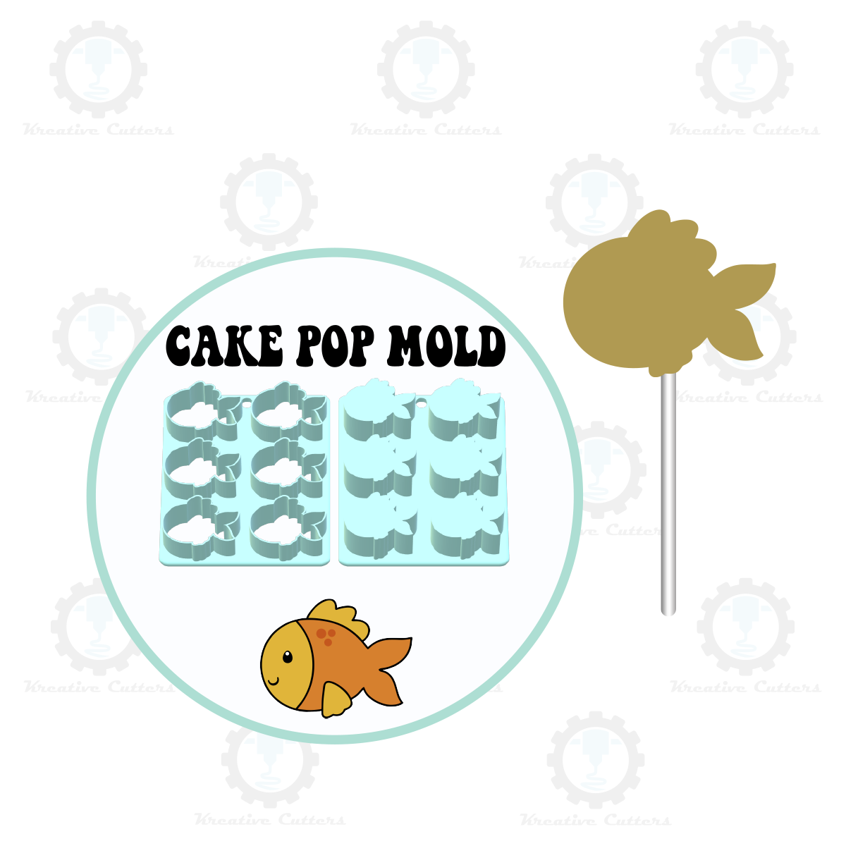 Fish Cake Pop Mold | Single or Multi-popper