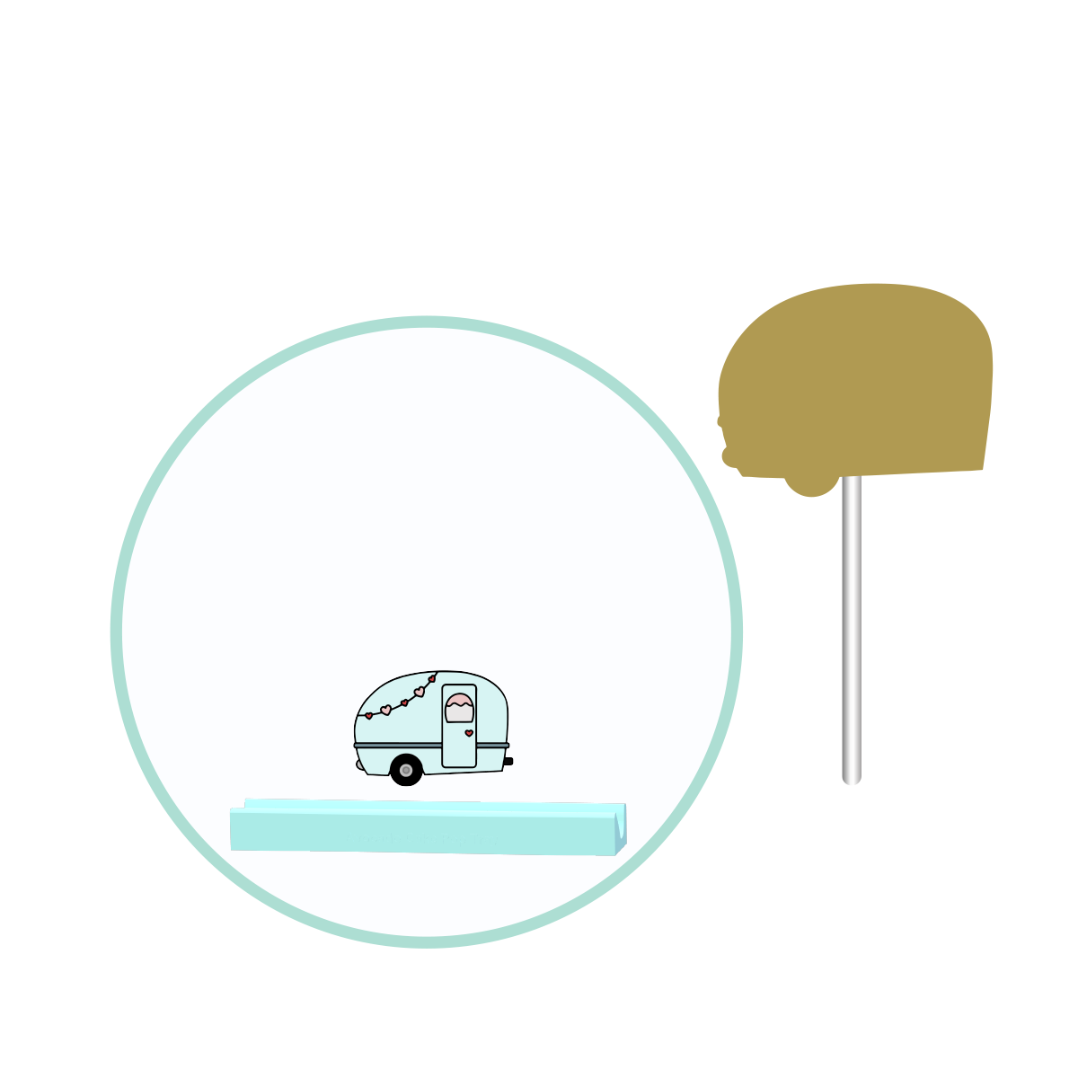 Camping Trailer Cake Pop Mold | Deluxe Cutter, Popper, and Tray Option