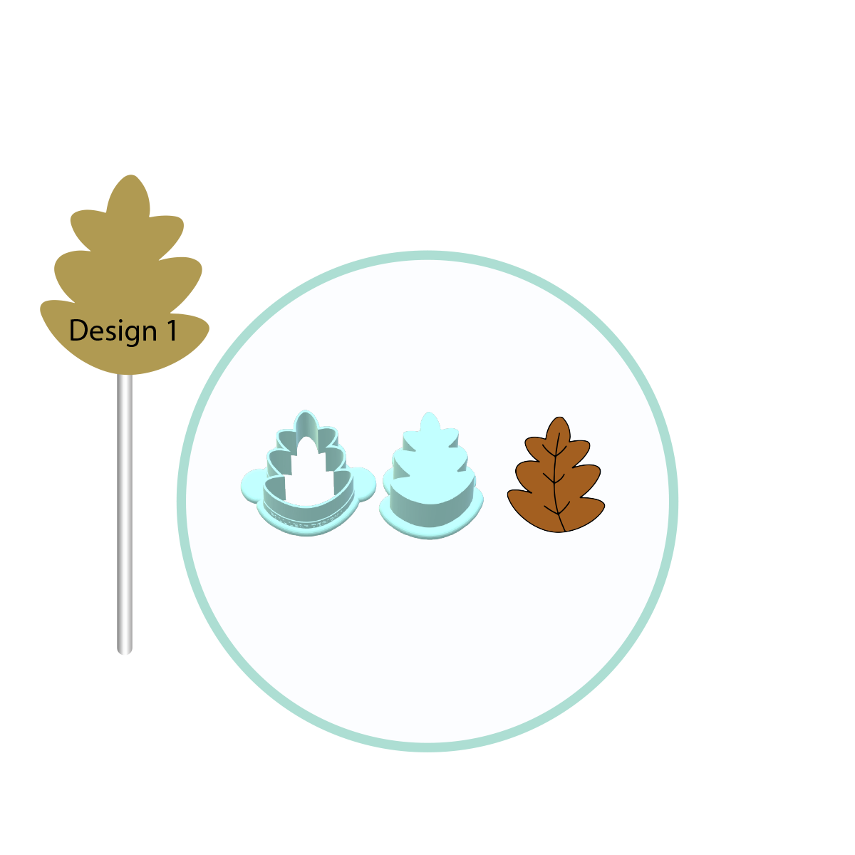 Fall Leaves Cake Pop Molds | Deluxe Cutter, Popper