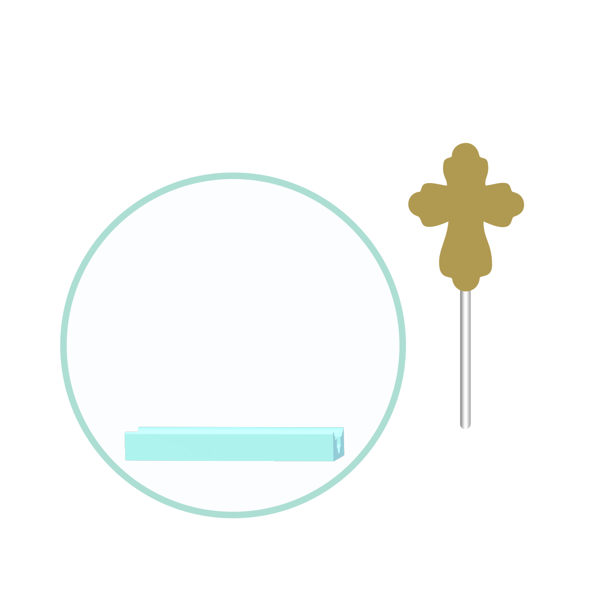 Baptism Cross Cake Pop Mold | Deluxe Cutter, Popper, and Tray Option
