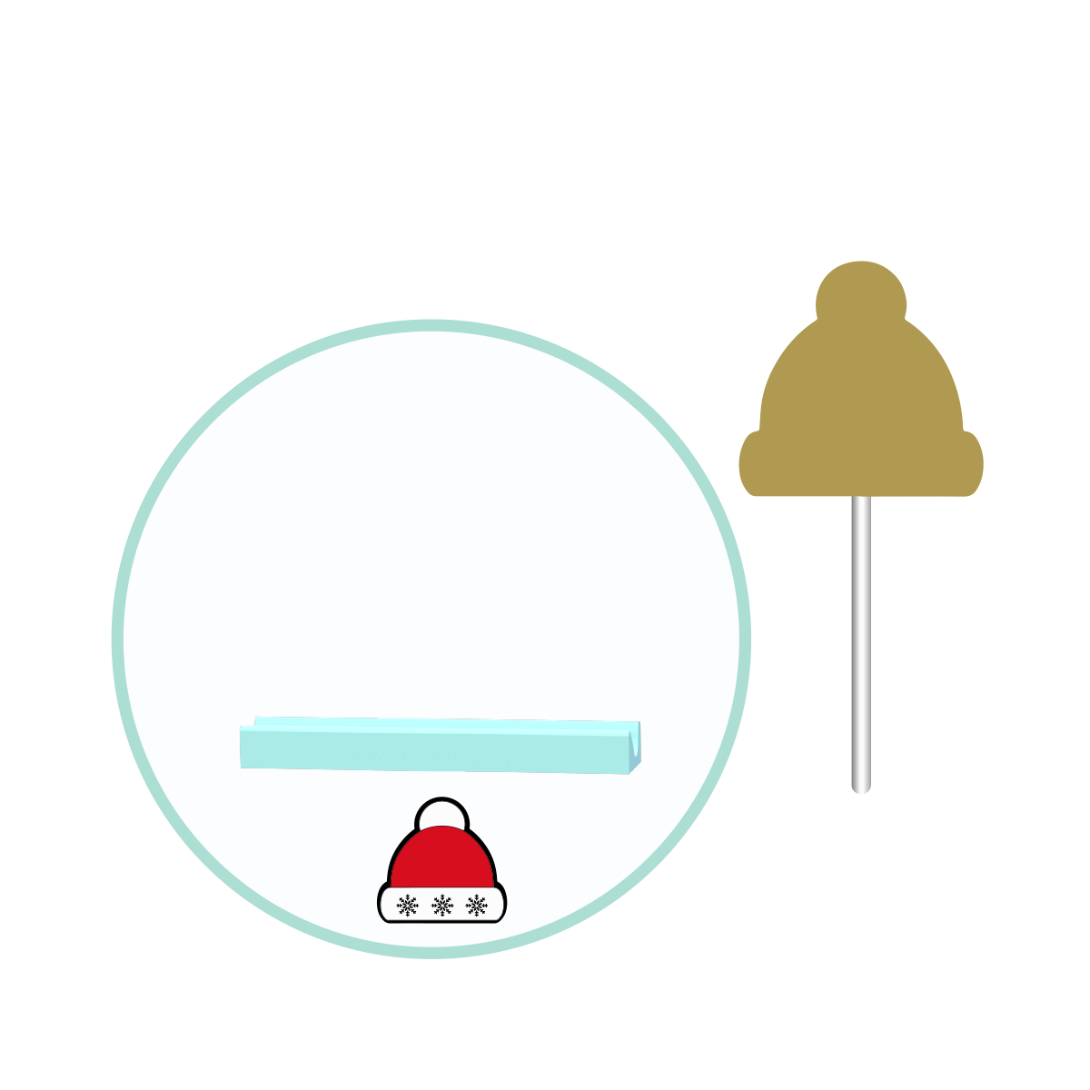 Winter Beanie Cake Pop Mold | Deluxe Cutter, Popper, and Tray Option