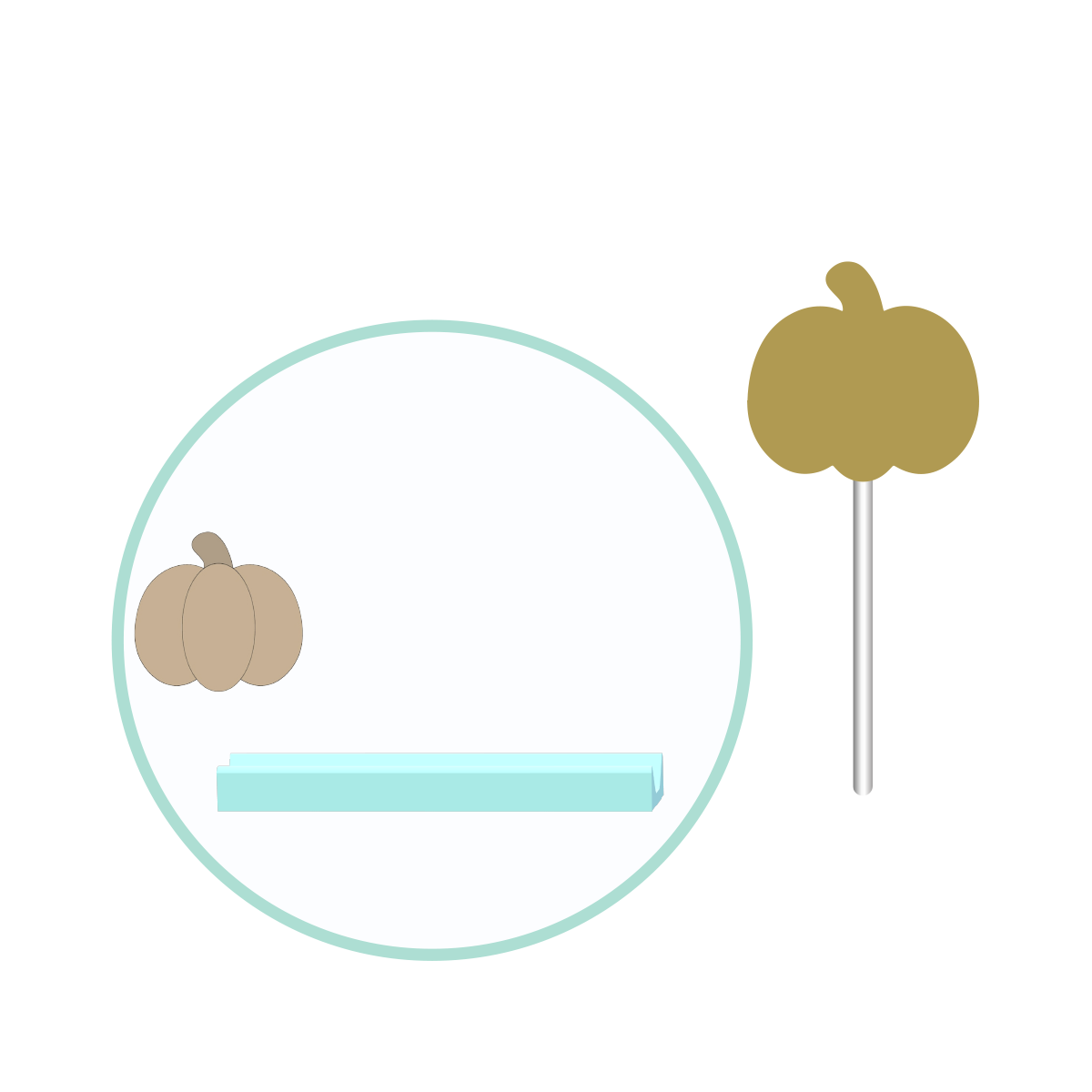 Fall Pumpkin Cake Pop Mold | Deluxe Cutter, Popper, and Tray Option