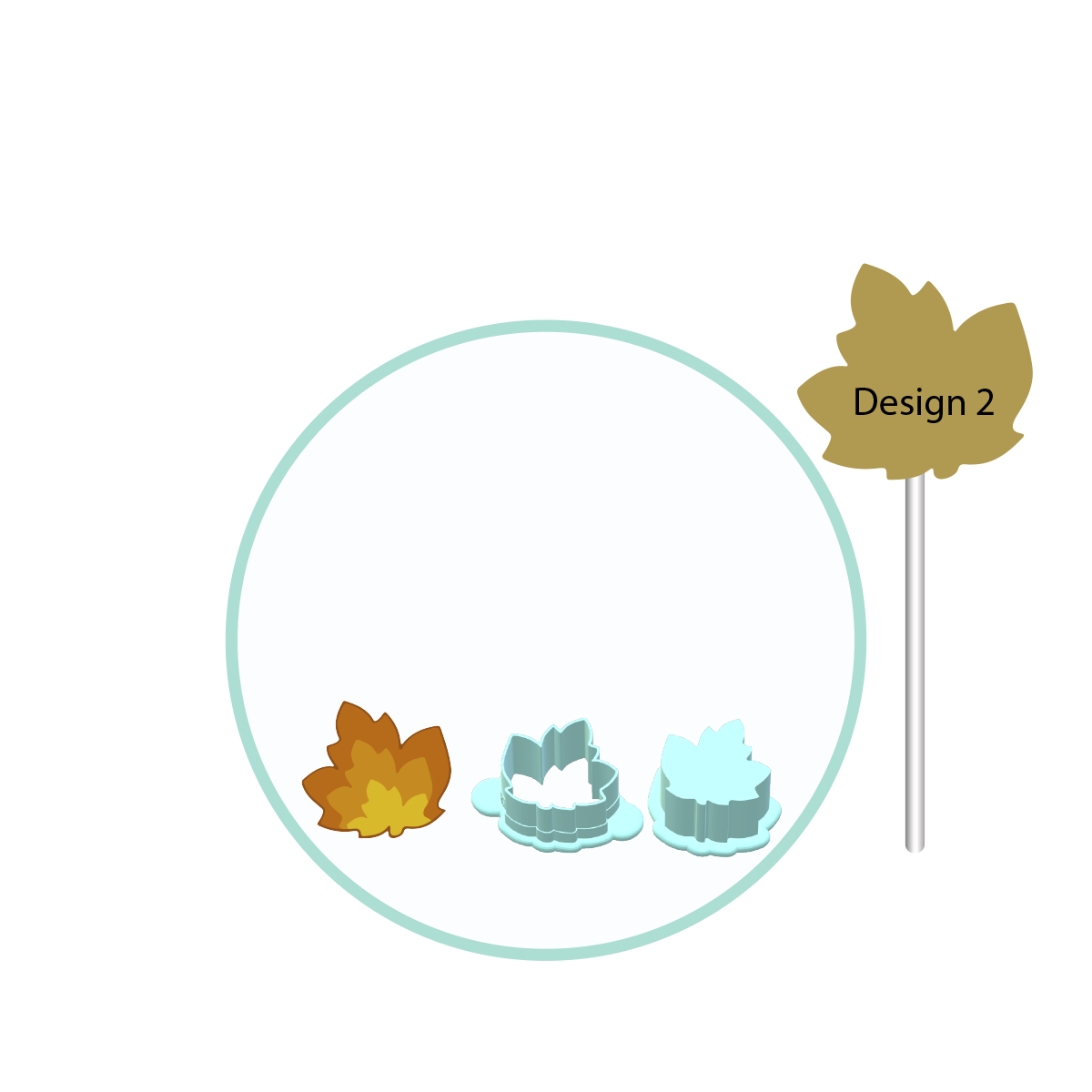 Fall Leaves Cake Pop Molds | Deluxe Cutter, Popper
