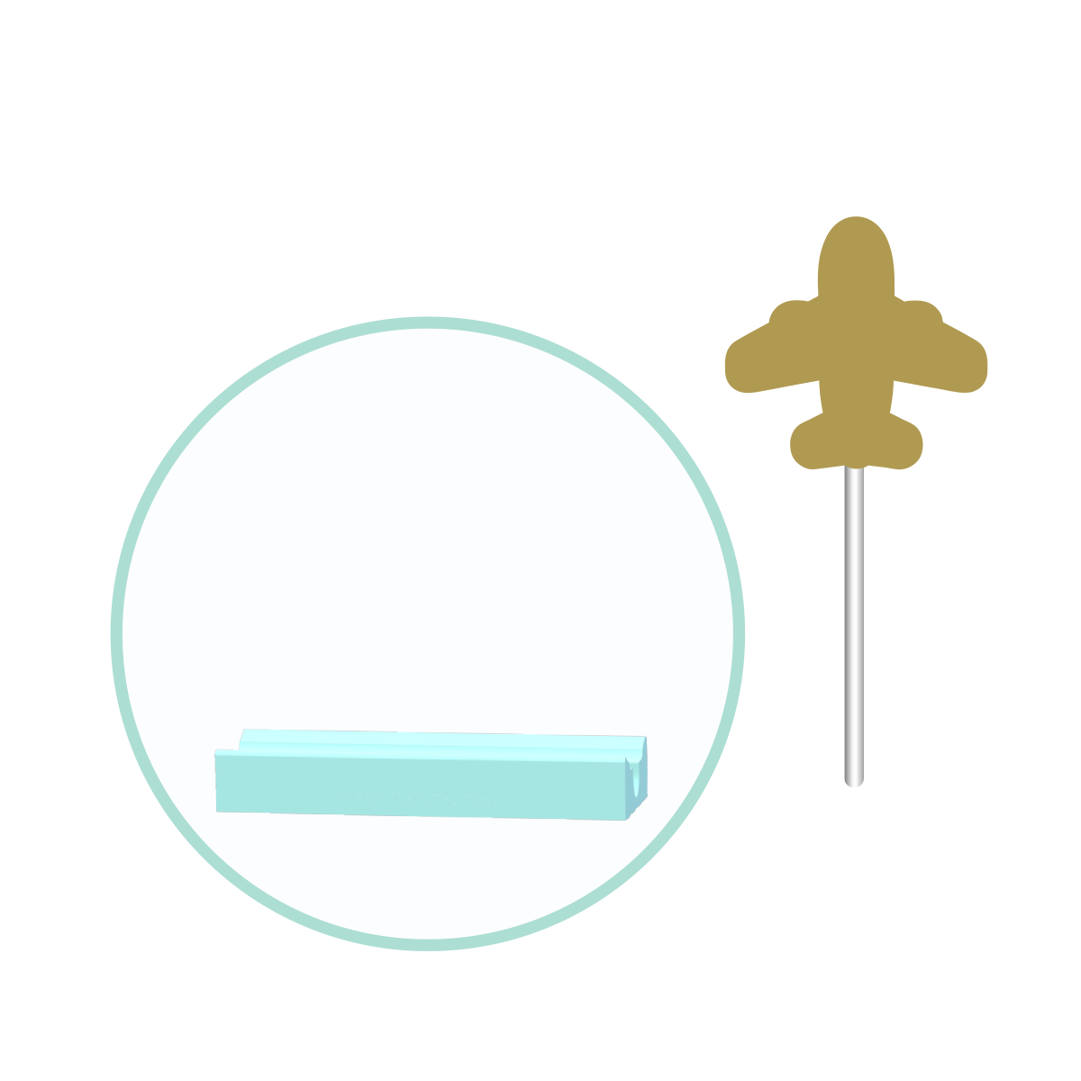 Airplane Cake Pop Mold | Deluxe Cutter, Popper, and Tray Option