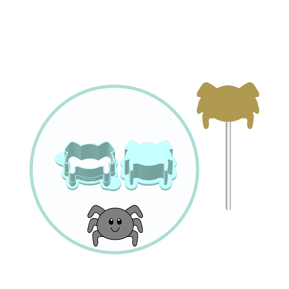 Spider Cake Pop Mold | Deluxe Cutter, Popper
