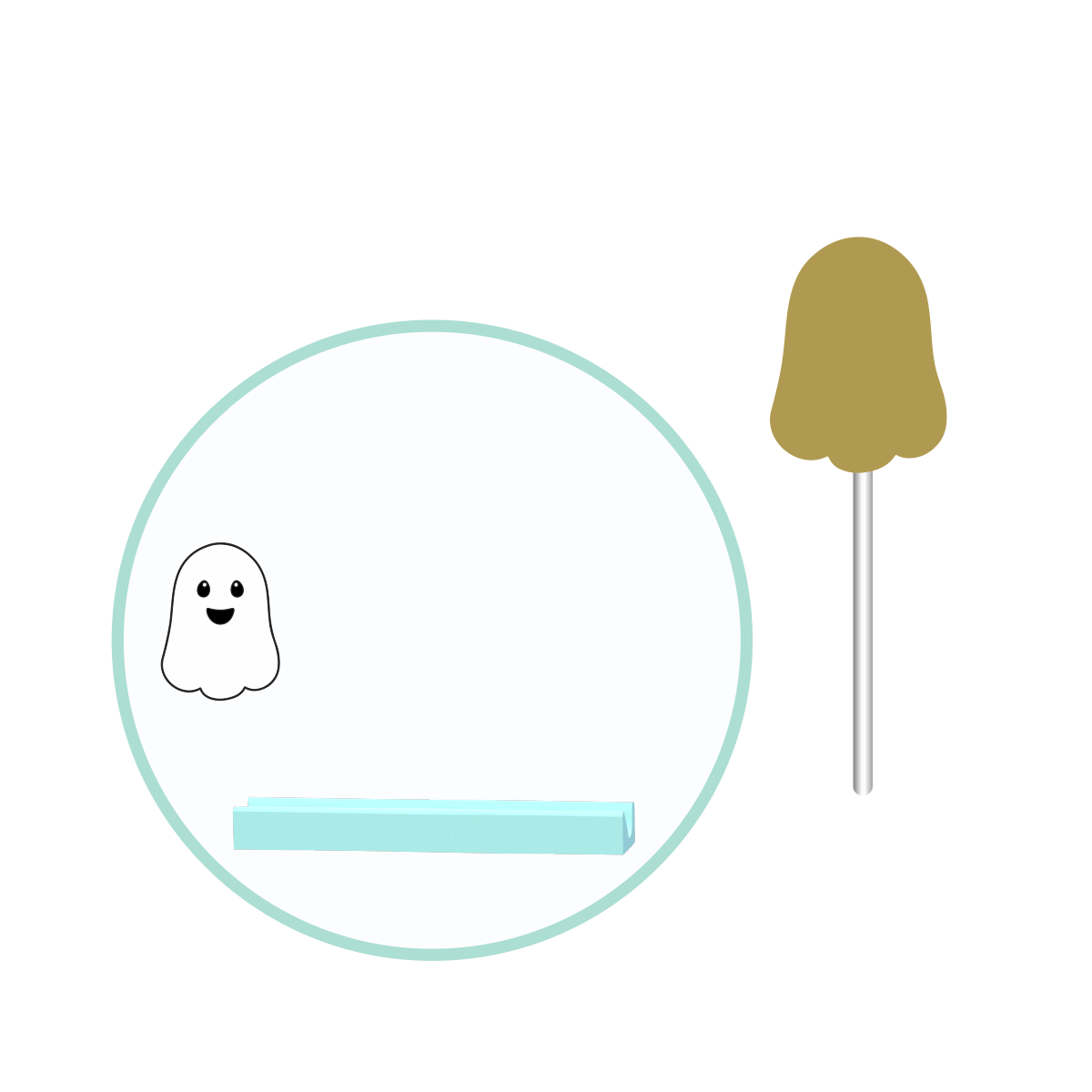 Ghost Cake Pop Mold | Deluxe Cutter, Popper, and Tray Option