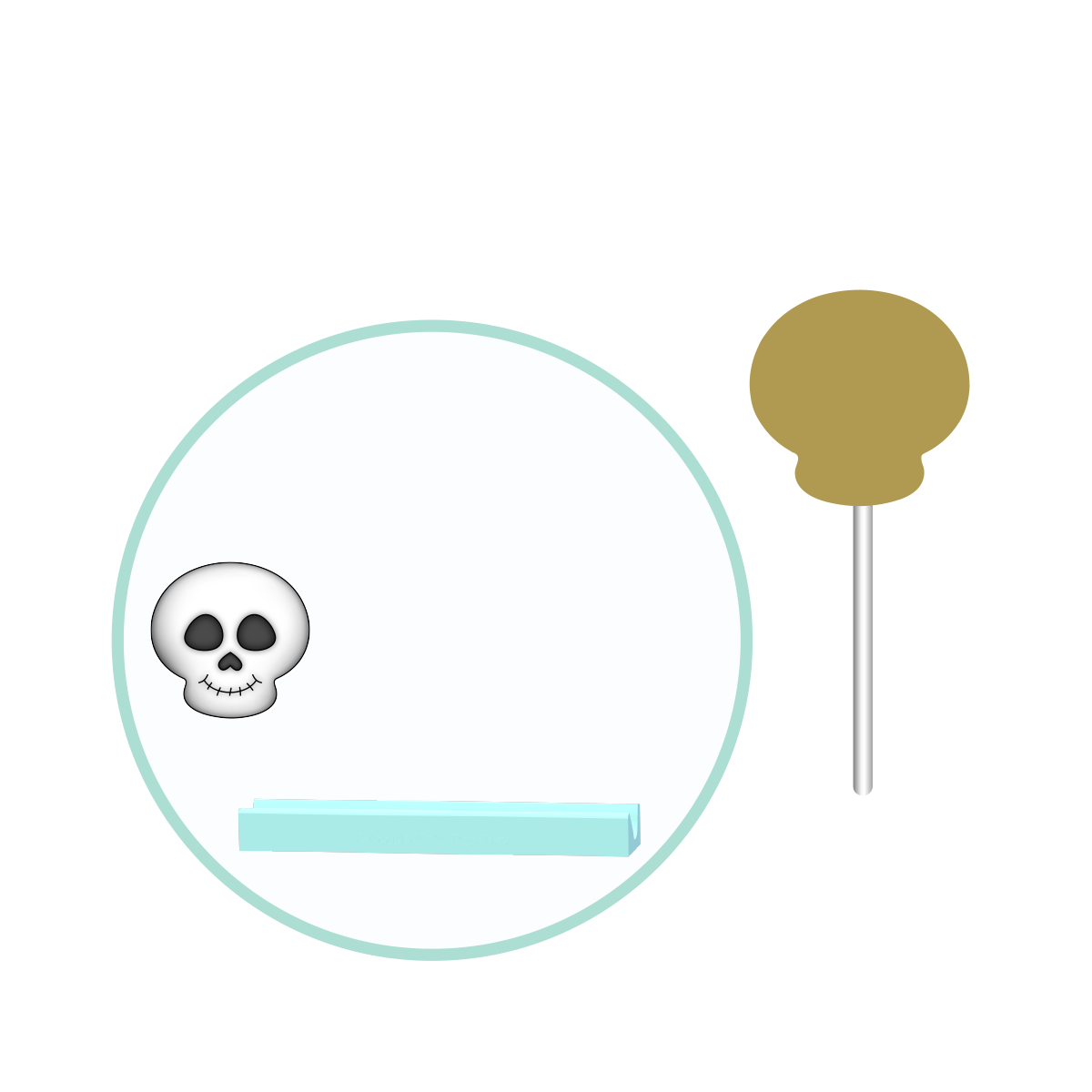 Skull Cake Pop Mold | Deluxe Cutter, Popper, and Tray Option