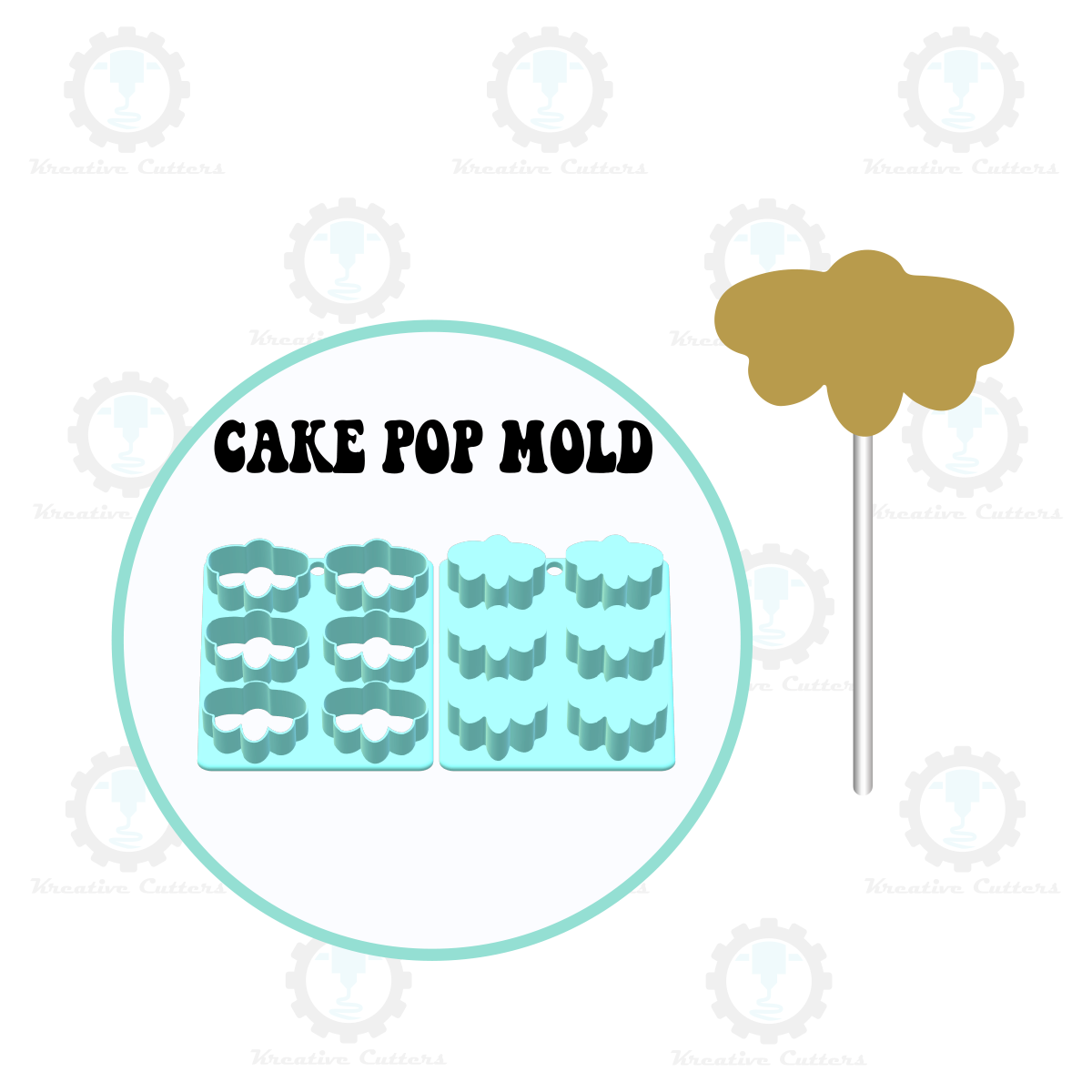 Daisy Flower Cake Pop Mold | Single or Multi-popper