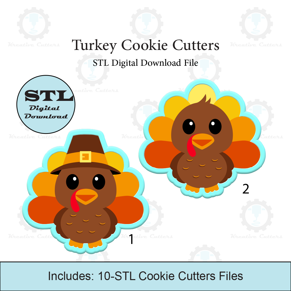 Turkey Cookie Cutter | STL File
