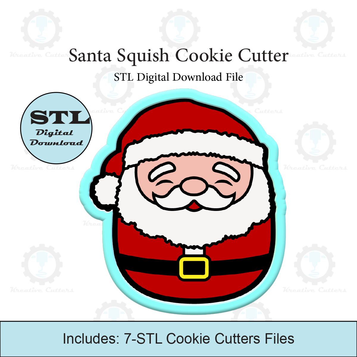 Santa Cookie Cutter | STL File