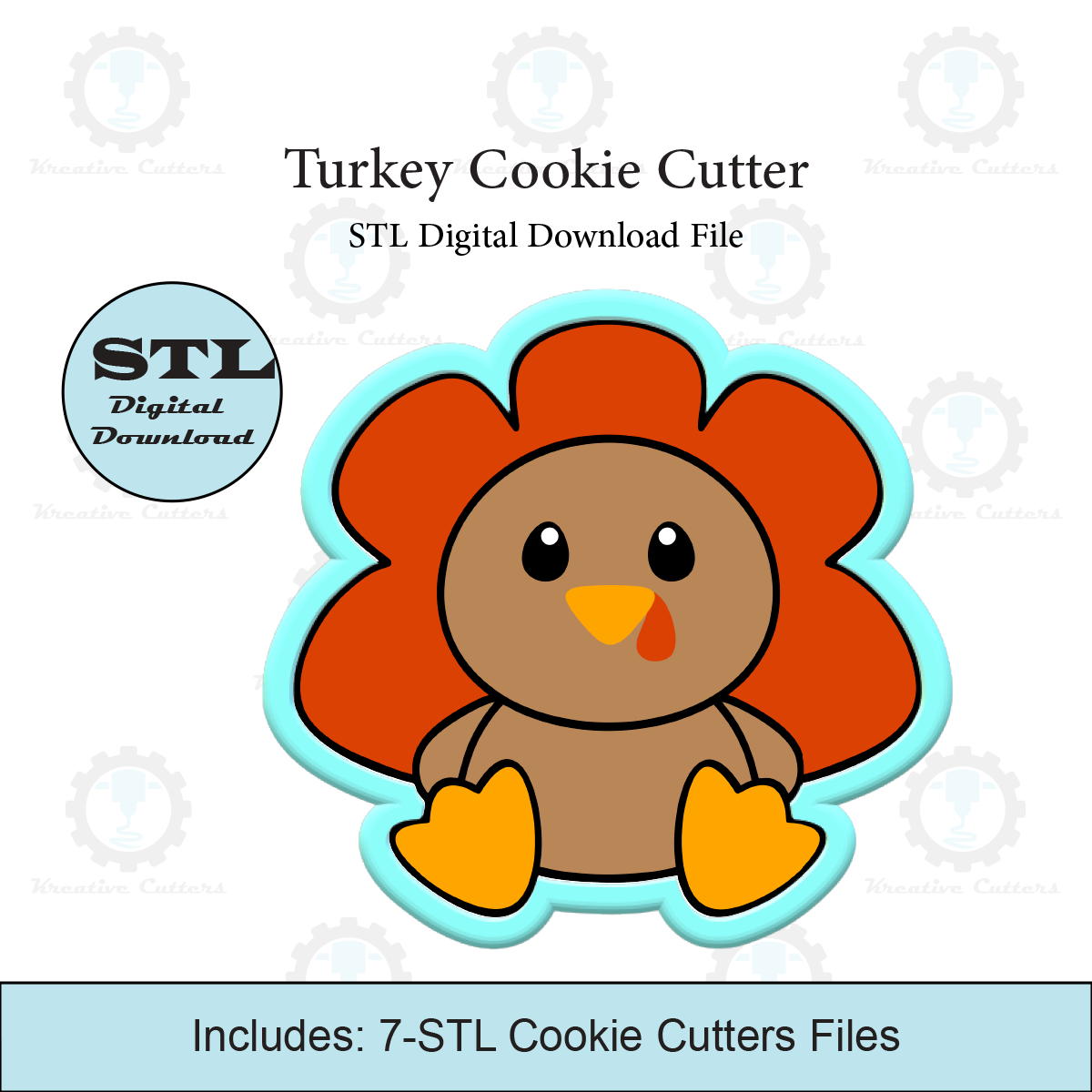 Turkey Cookie Cutter | STL File